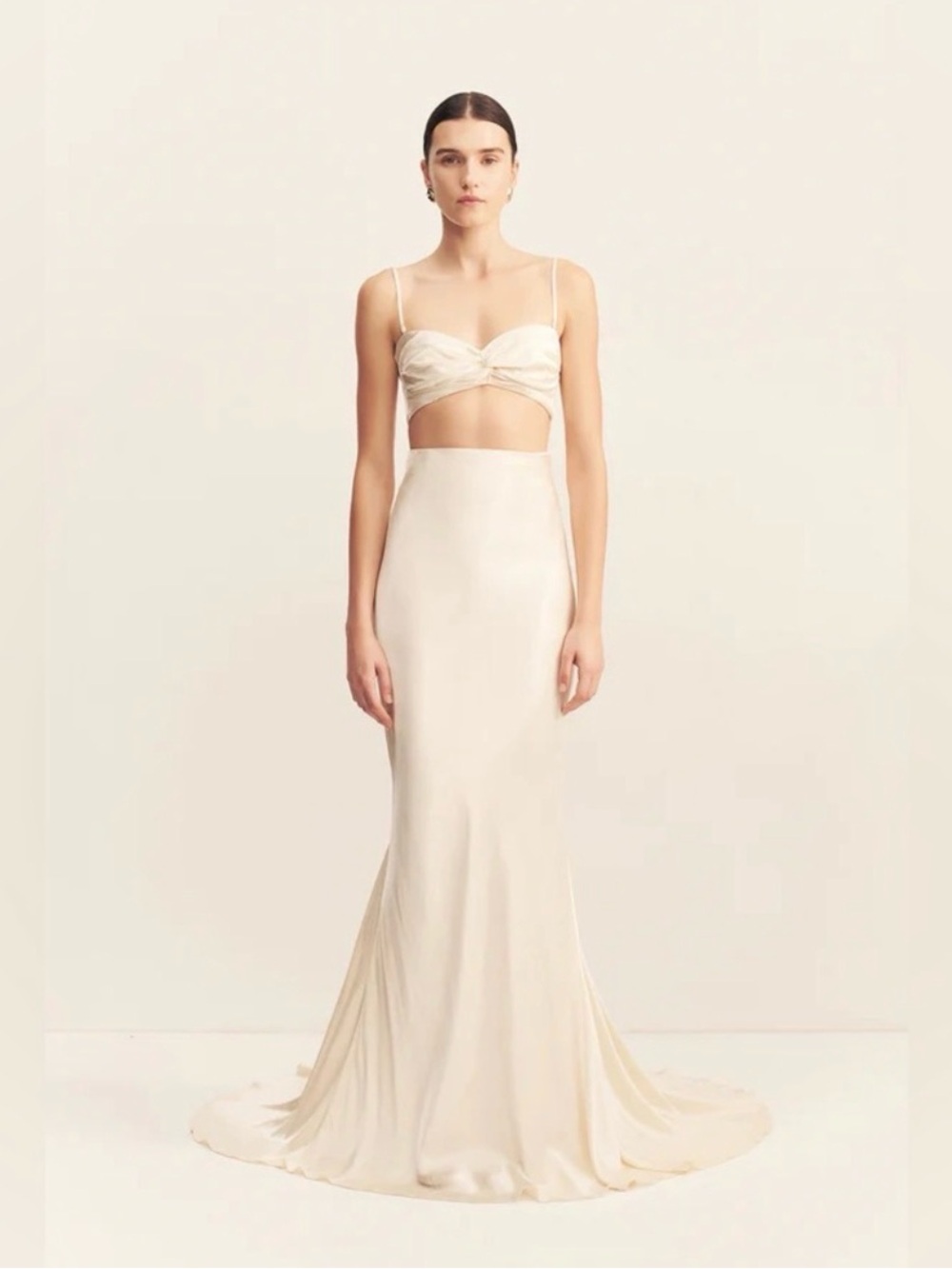 SHONAJOY Maxi Skirt- White